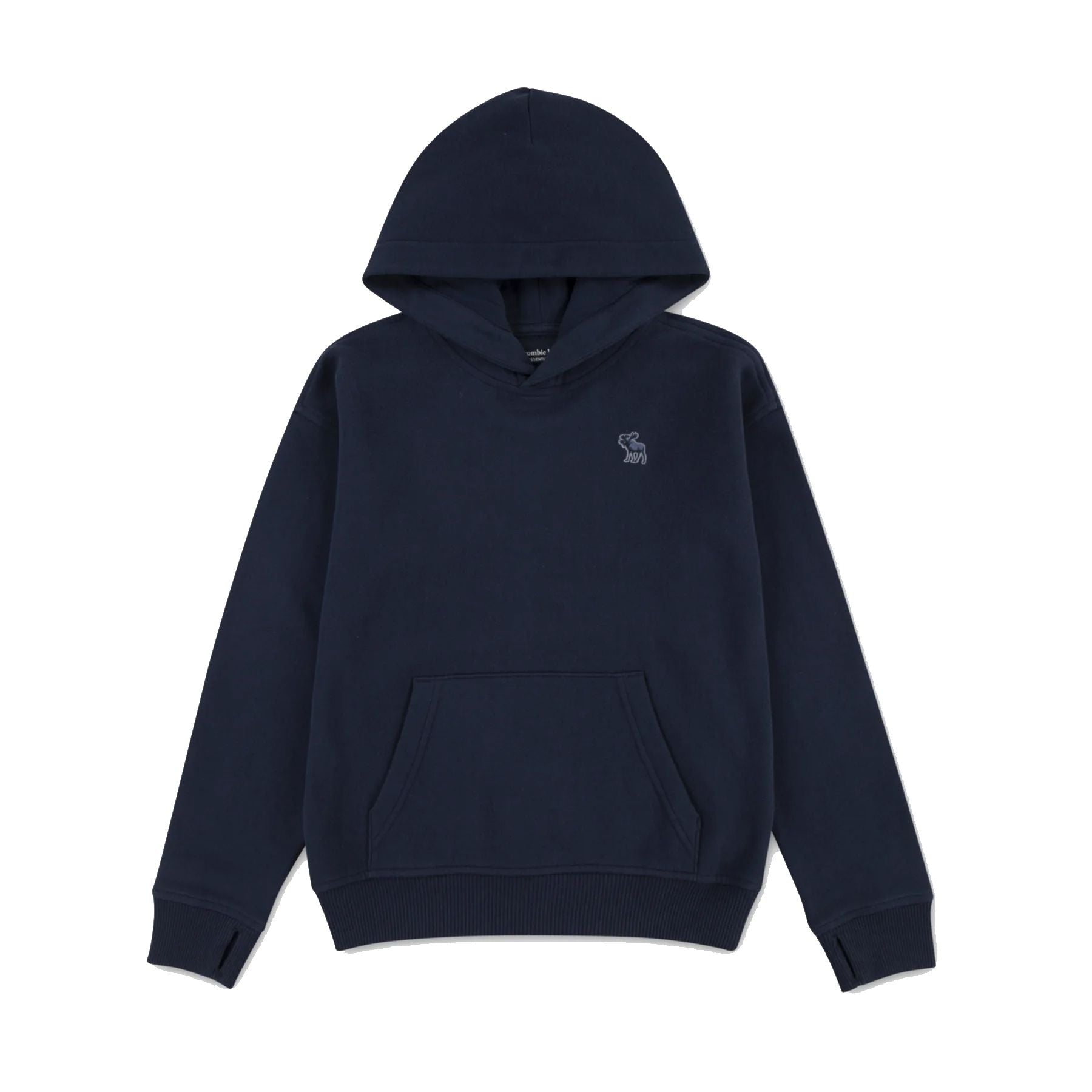 Plain solid color hoodie in blue