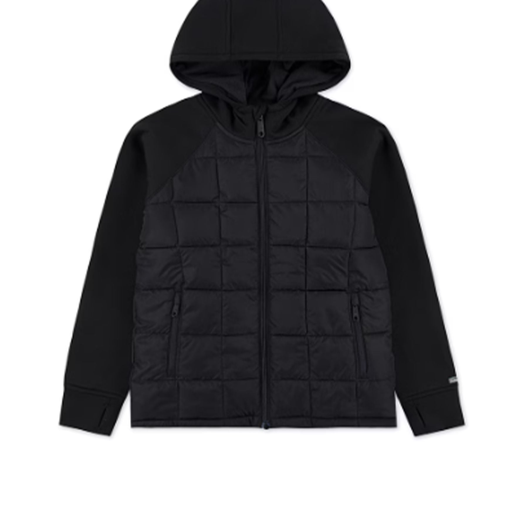 Dark grey lightweight hybrid jacket