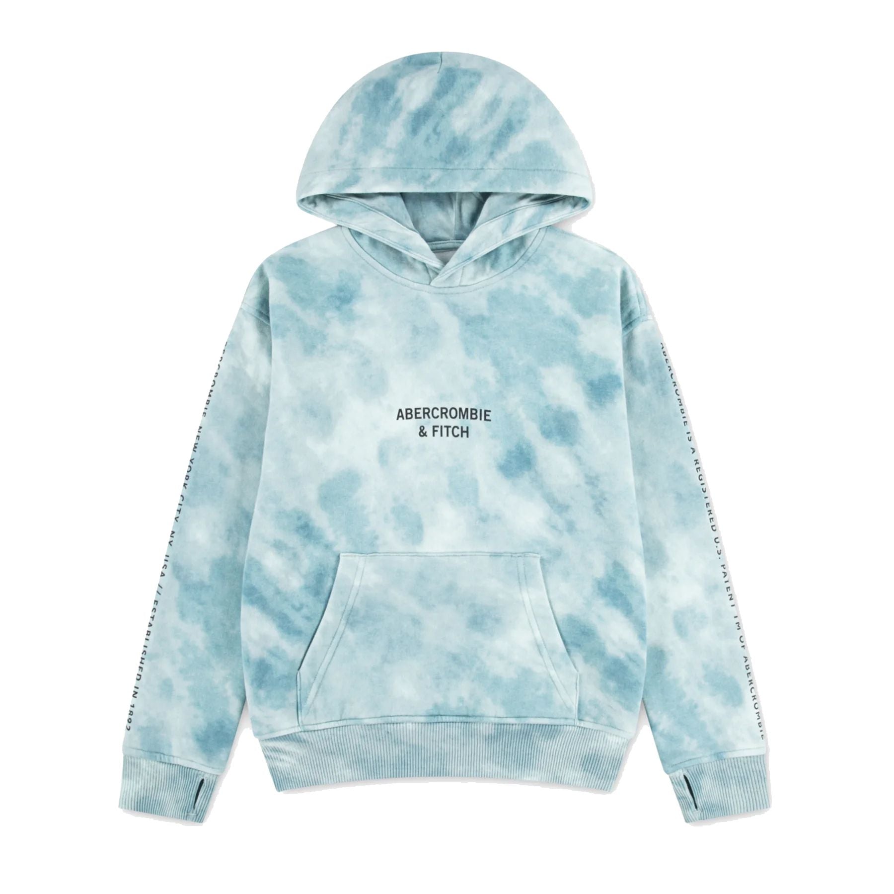 Watercolor patterned hoodie