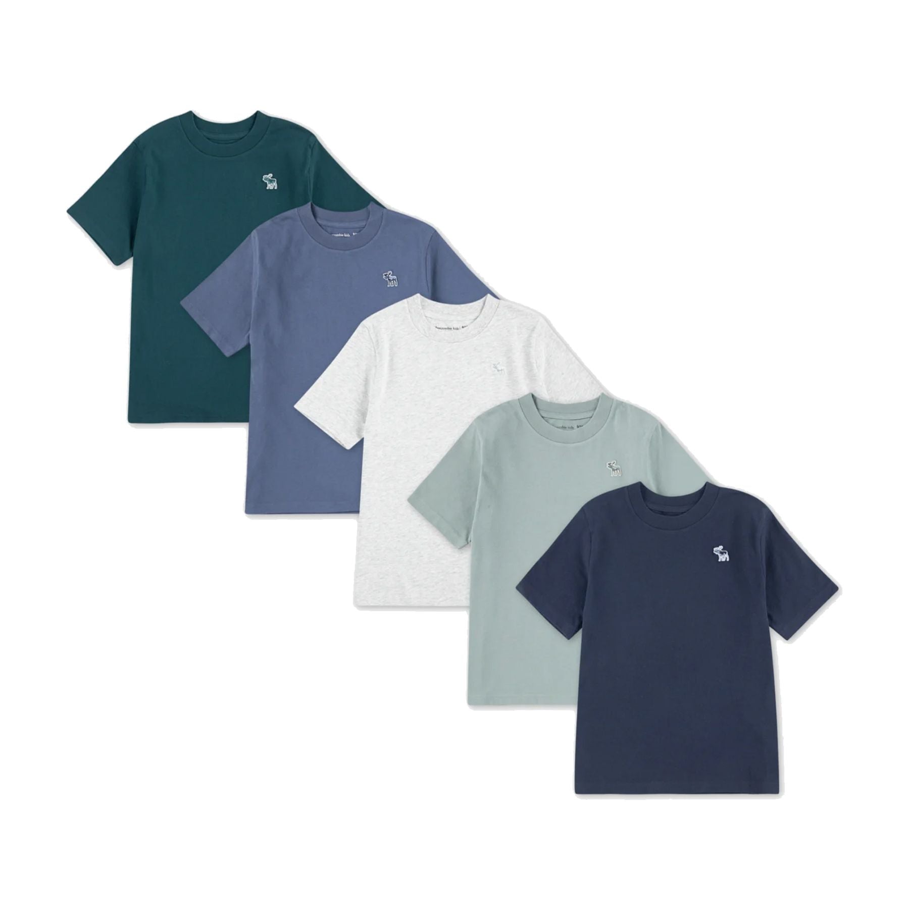 5-pack crew neck T-shirts
