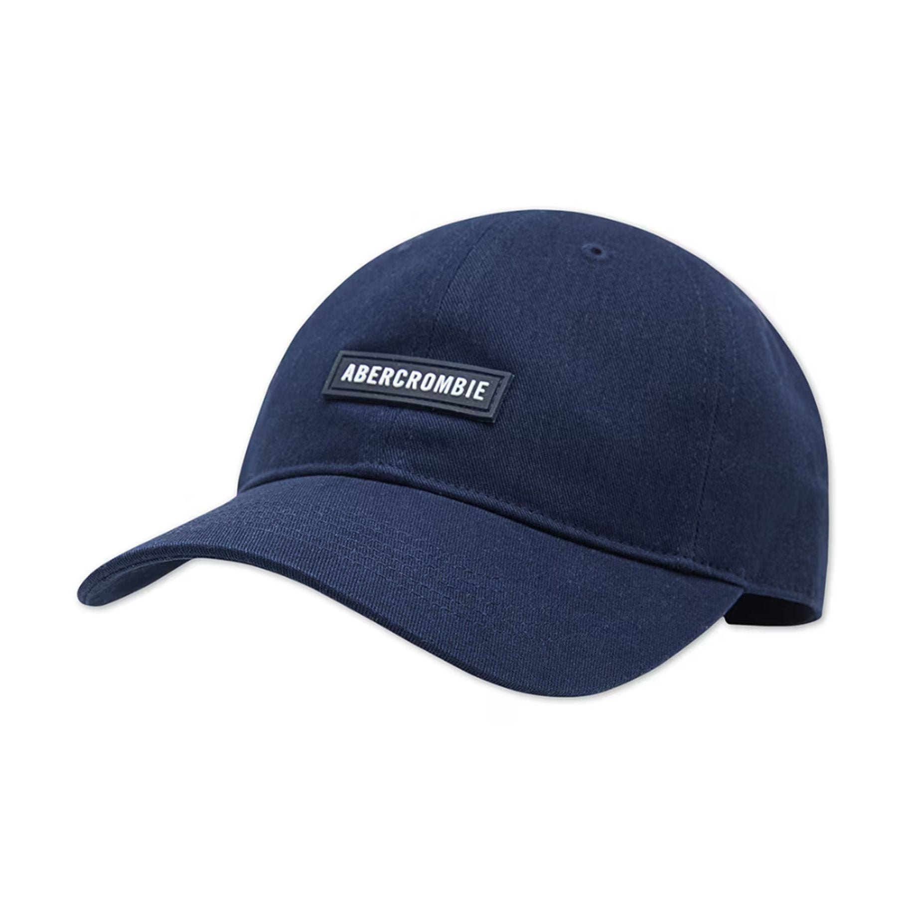 Blue hat with visor