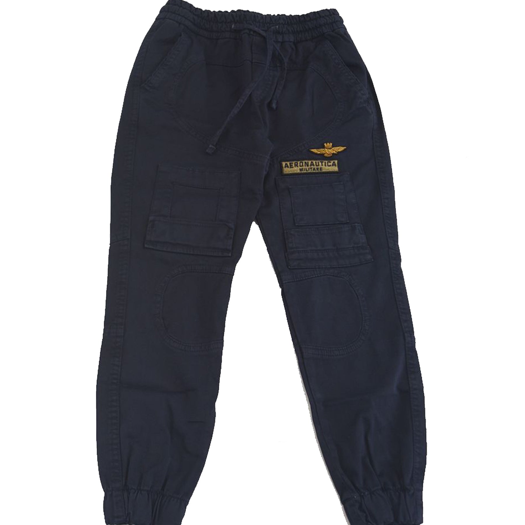 Aeronautica Militare Trousers with Logo Patch