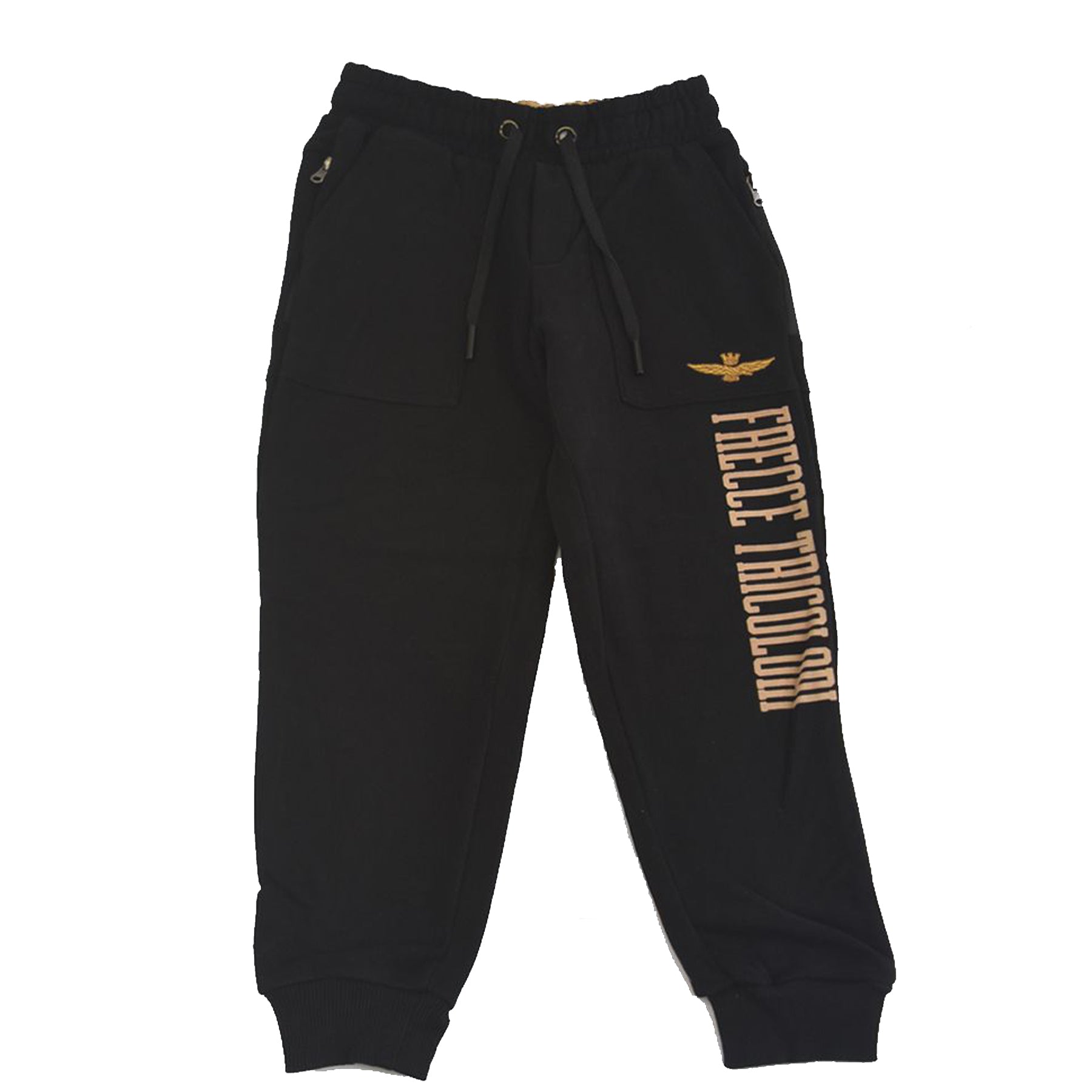 Aeronautica Militare Fleece Undersuit with America Pocket and Side Pockets with Am Embroidery