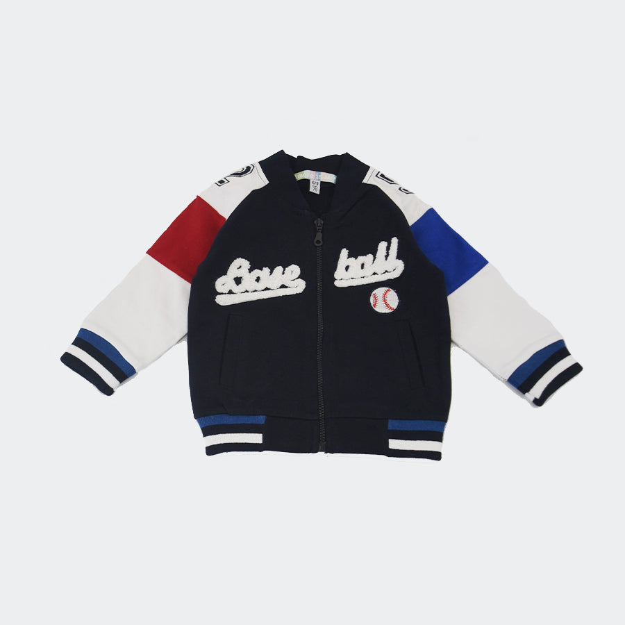 Love is me Full Zip Baseball Sweatshirt