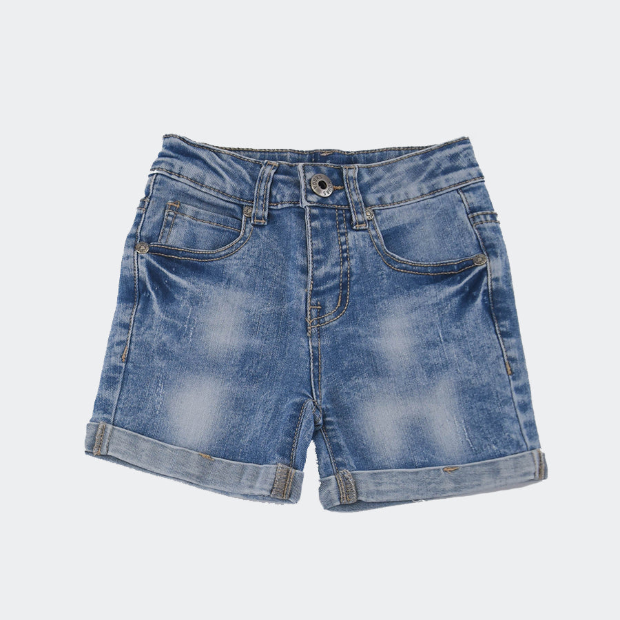 Denim Bermuda Shorts