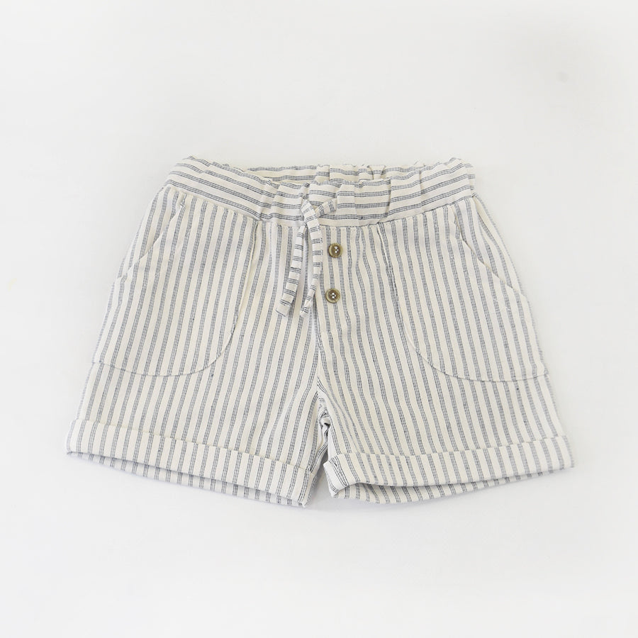 Love is me Bermuda with striped pattern