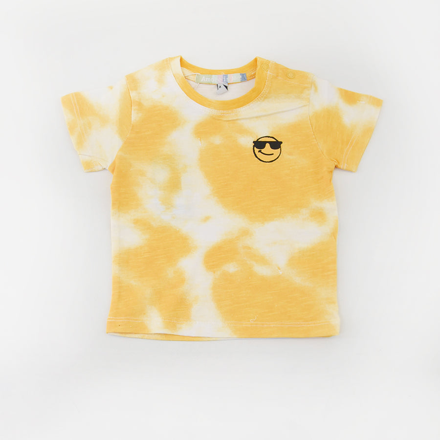 Amore is me Patterned T-shirt with Patch