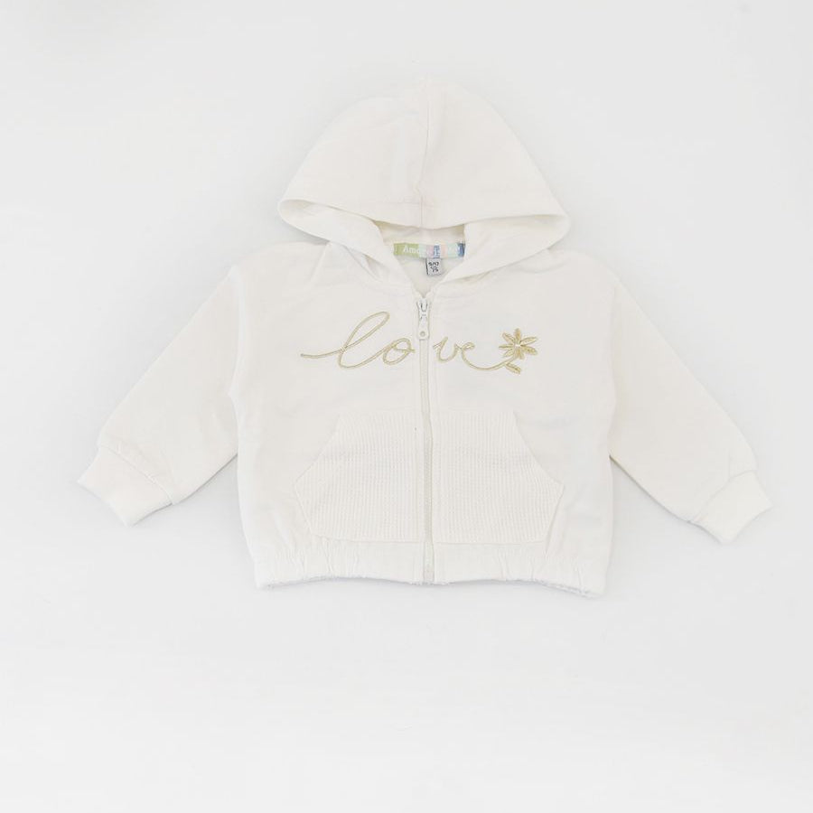 Love is me Cropped Hoodie