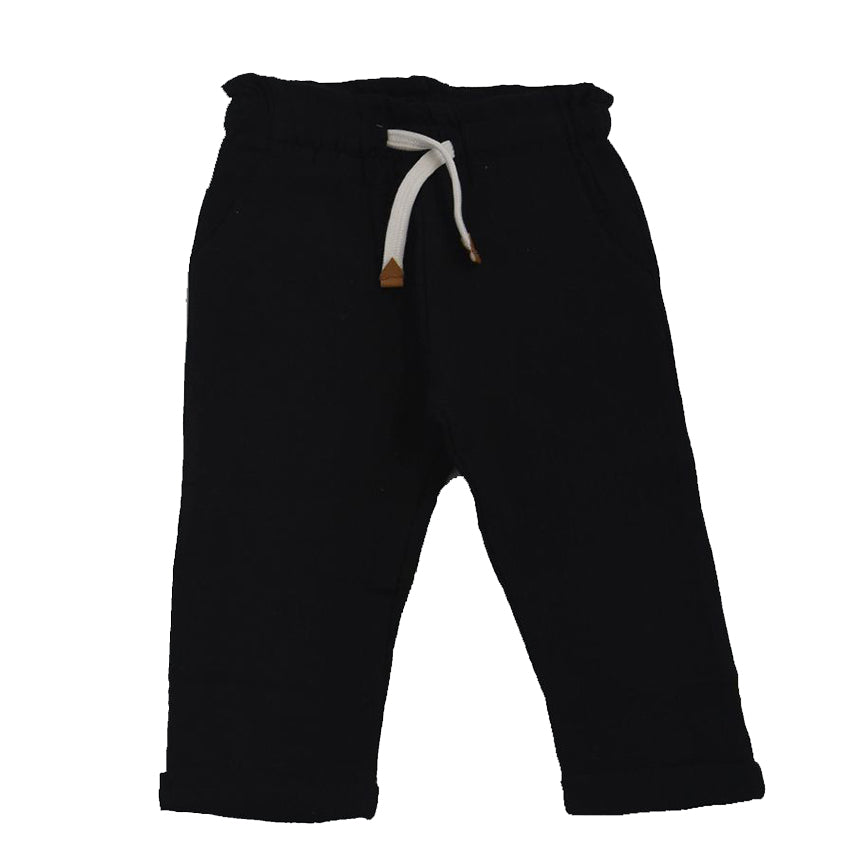 Solid color trousers