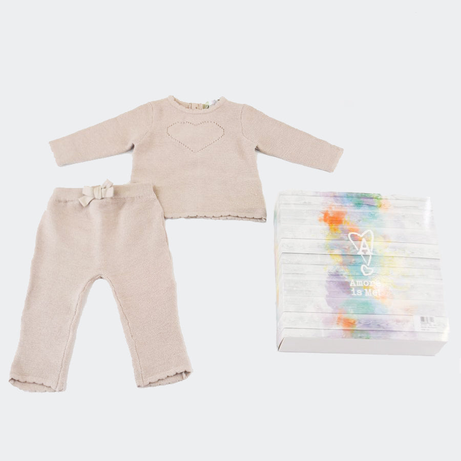 Love is me Knitted Set