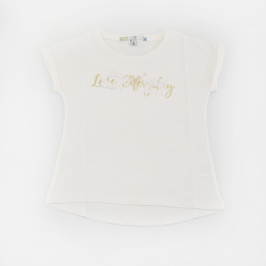 Love is me T-shirt with Heart Print