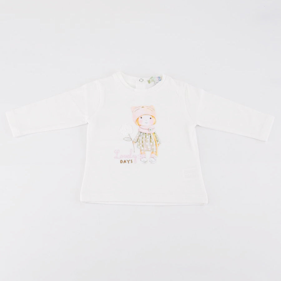 Amore is me Crew Neck T-shirt with Print and Patch