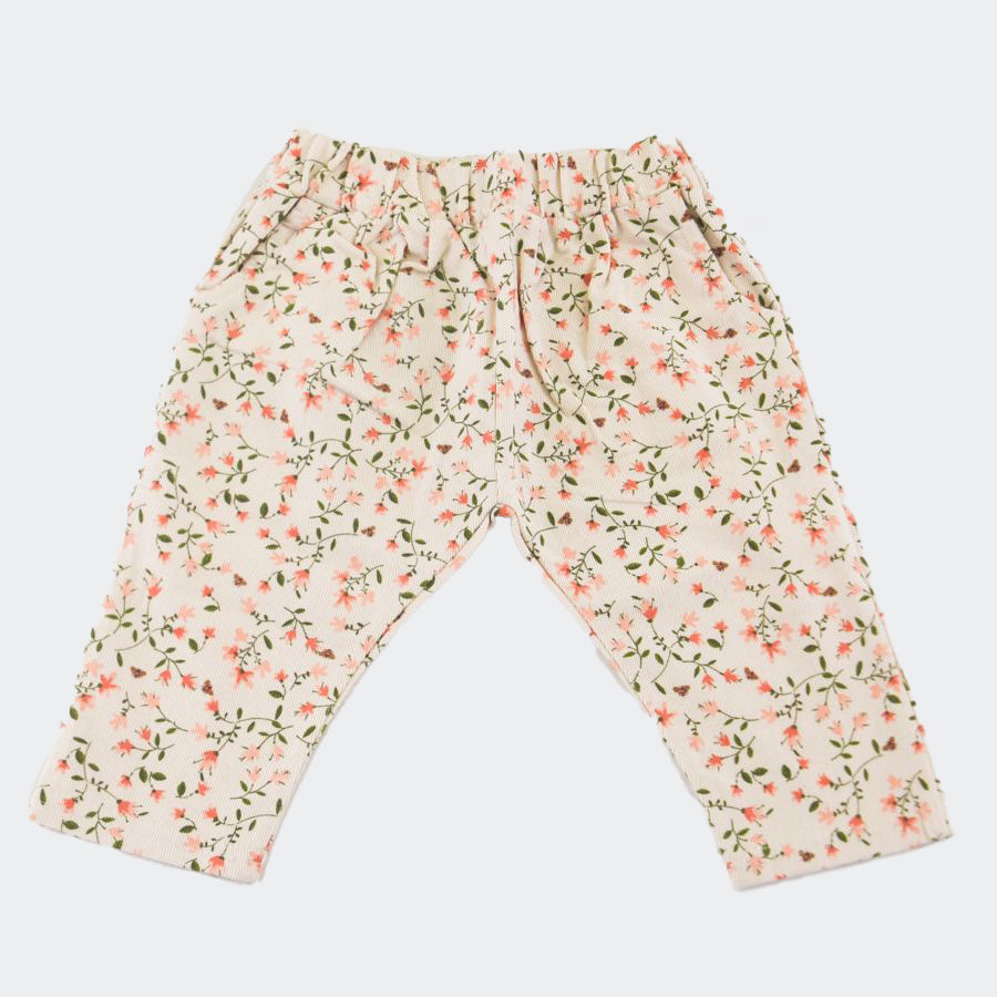 Love is me Patterned Velvet Trousers