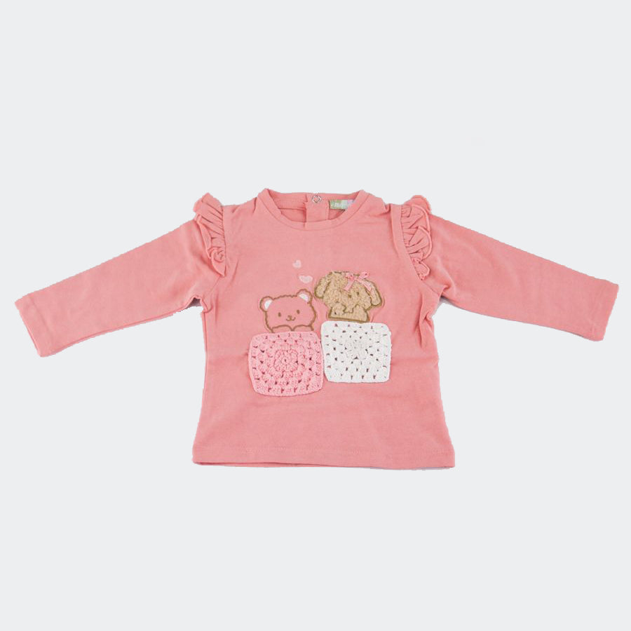 Amore is me Crew Neck T-shirt with Print and Patch