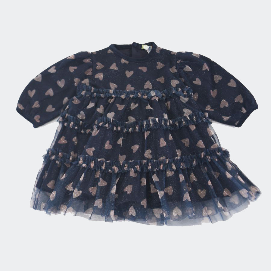 Love is me Patterned Tulle Dress