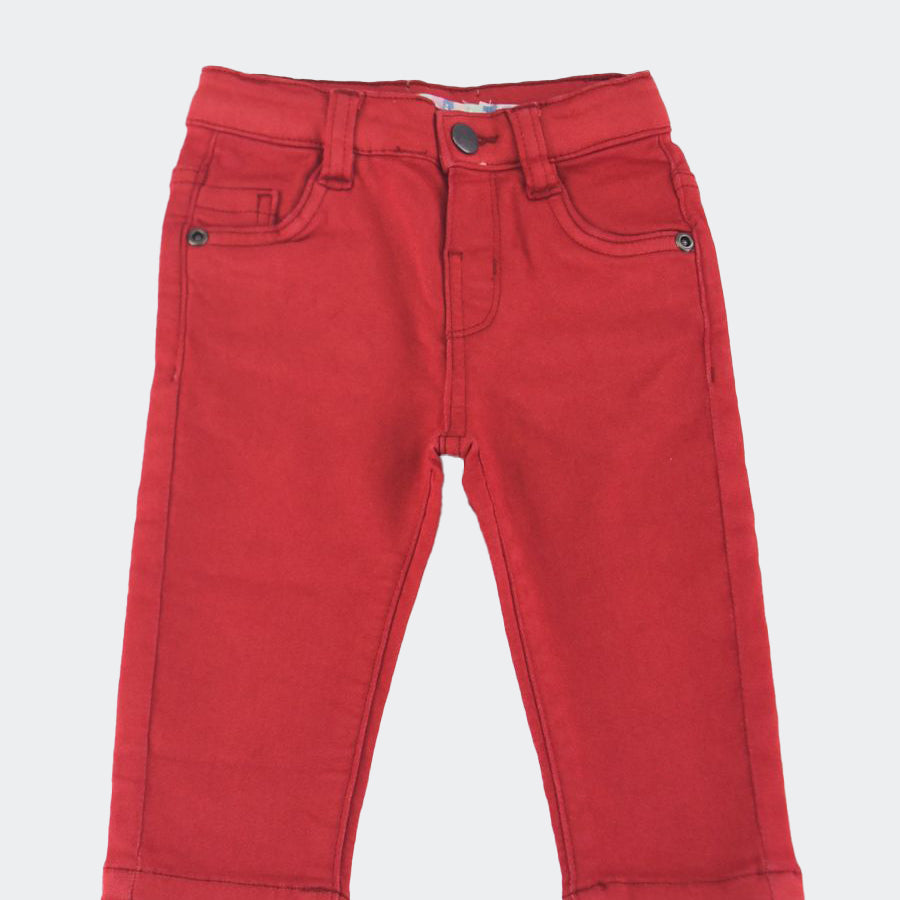 Love is me Solid Color Stretch Trousers