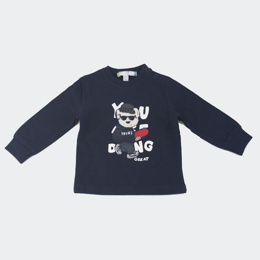 Love is me Embroidered Crew Neck T-shirt