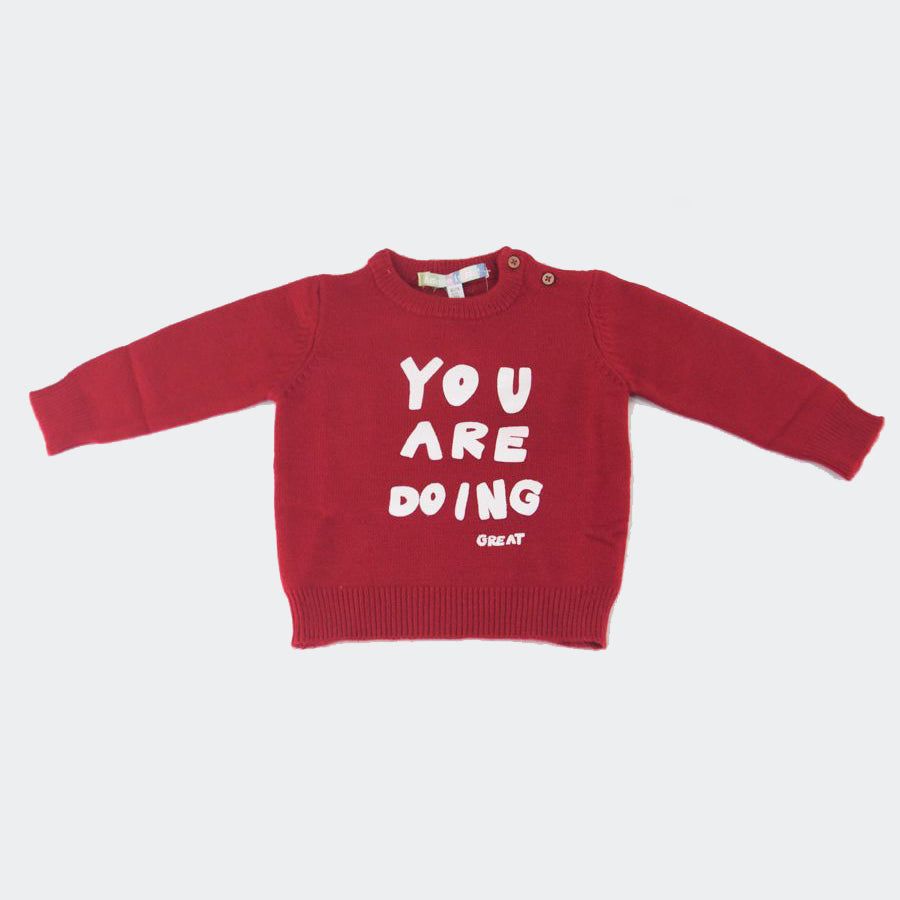 Love is me Crew Neck Sweater in Thread