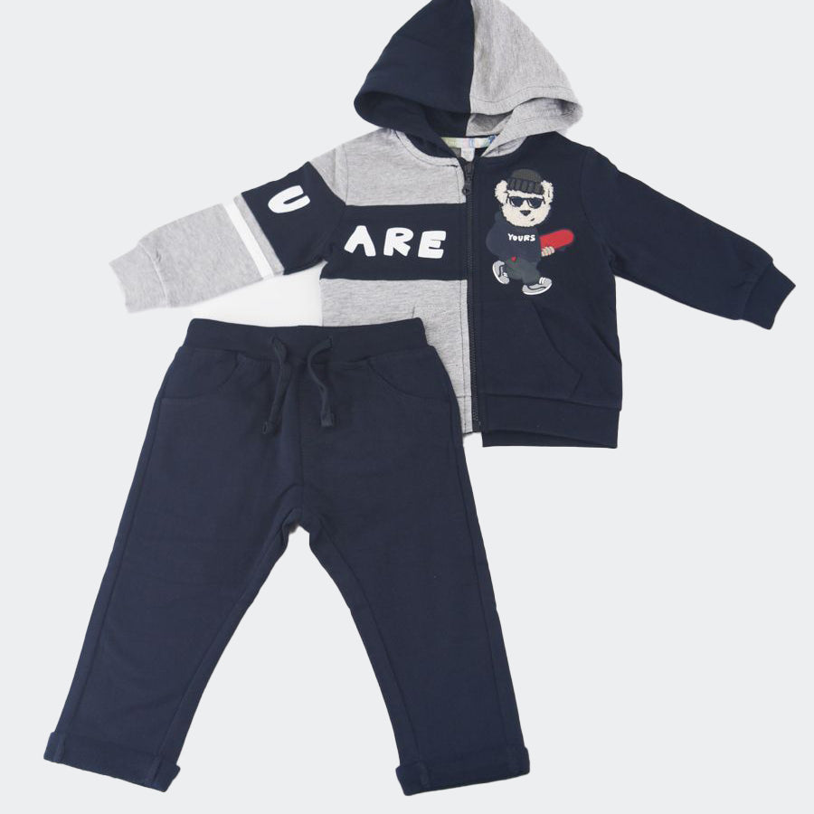 Amore is me Two-Tone Full Zip Tracksuit