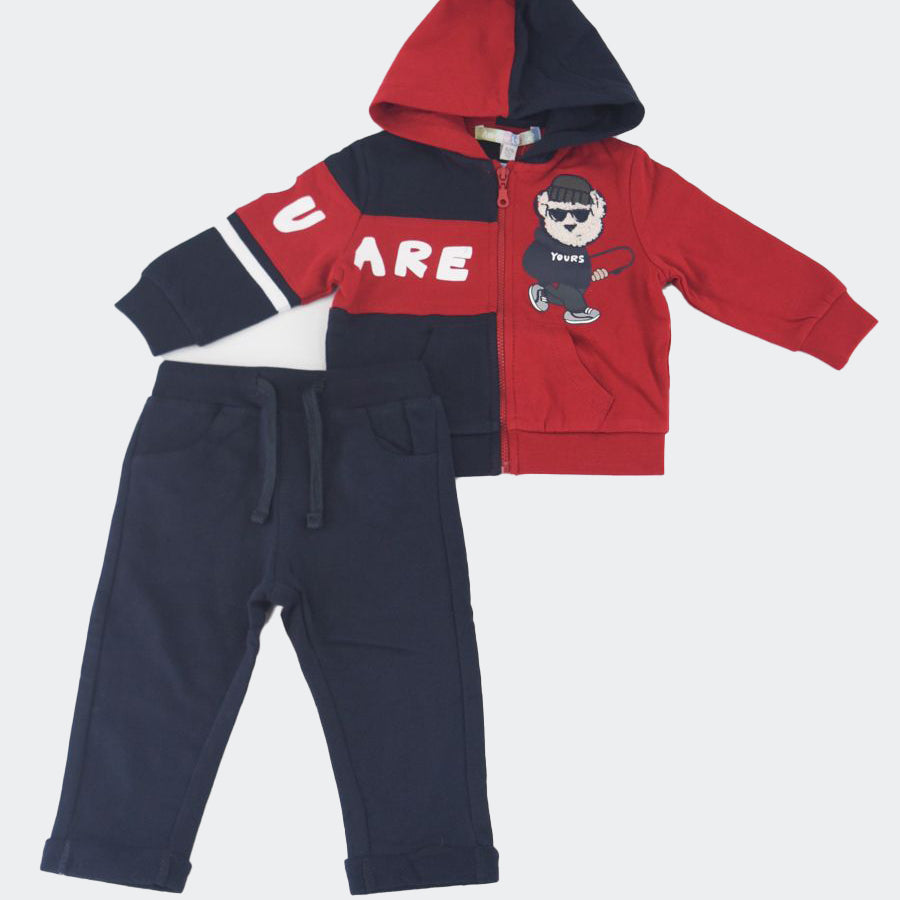 Amore is me Two-Tone Full Zip Tracksuit