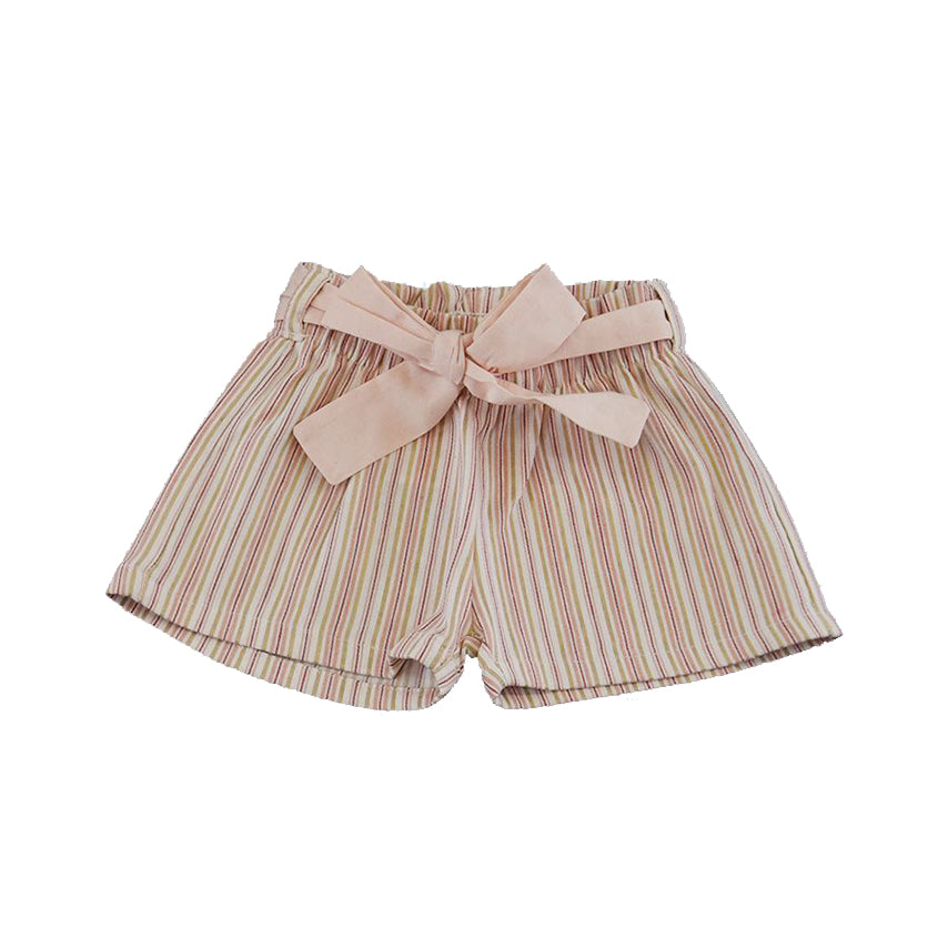 Love is me Striped Pattern Shorts