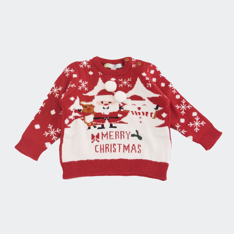 Love is me Christmas Jacquard Sweater