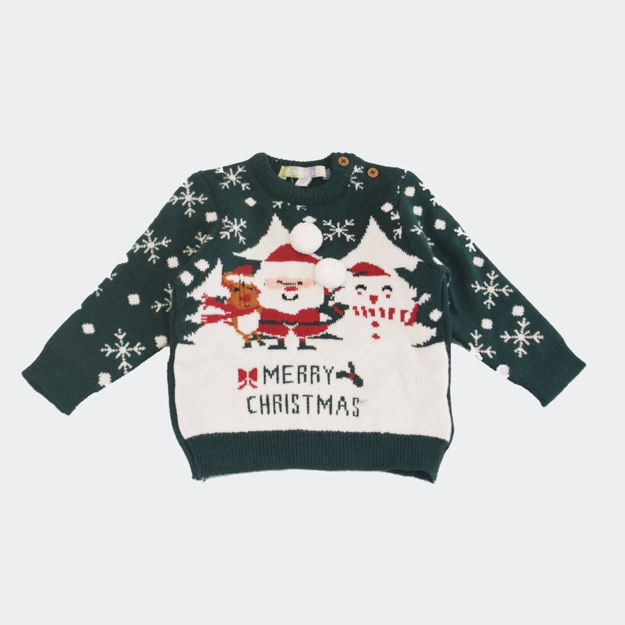 Love is me Christmas Jacquard Sweater