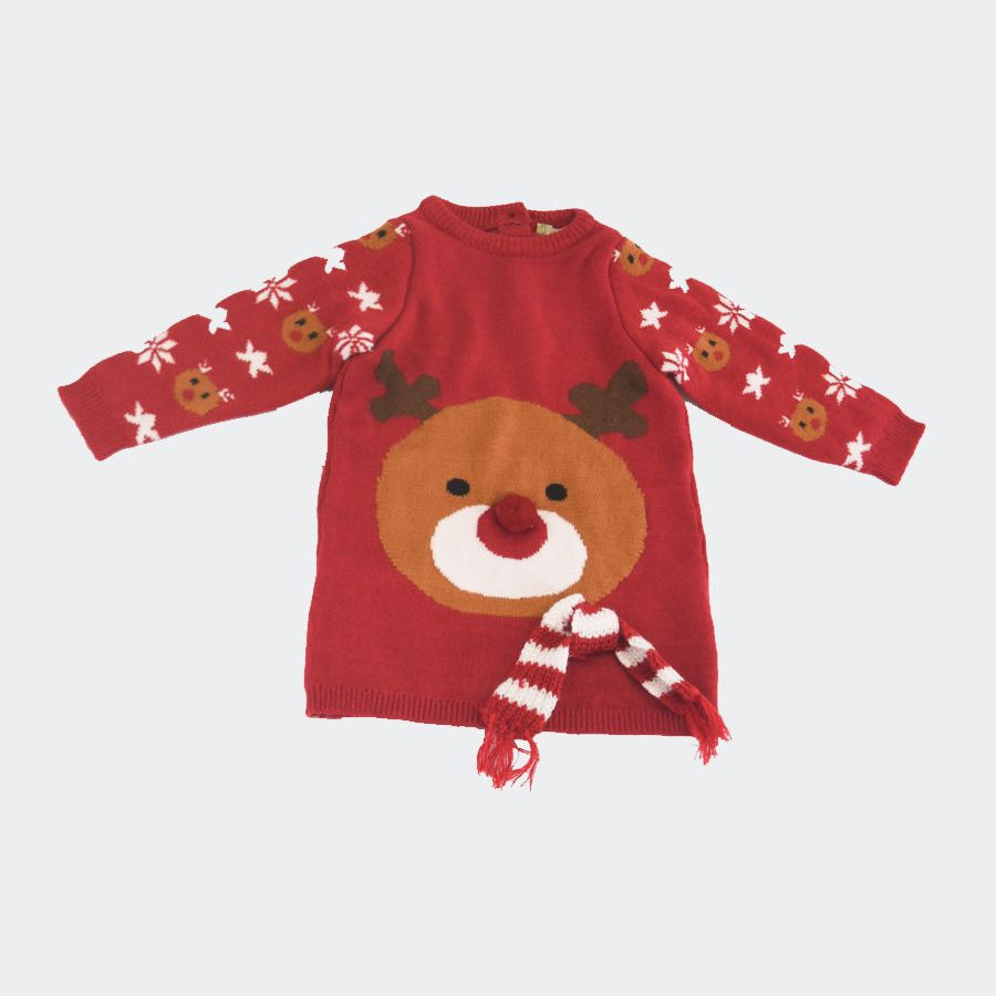 Love is me Jacquard Knit Dress