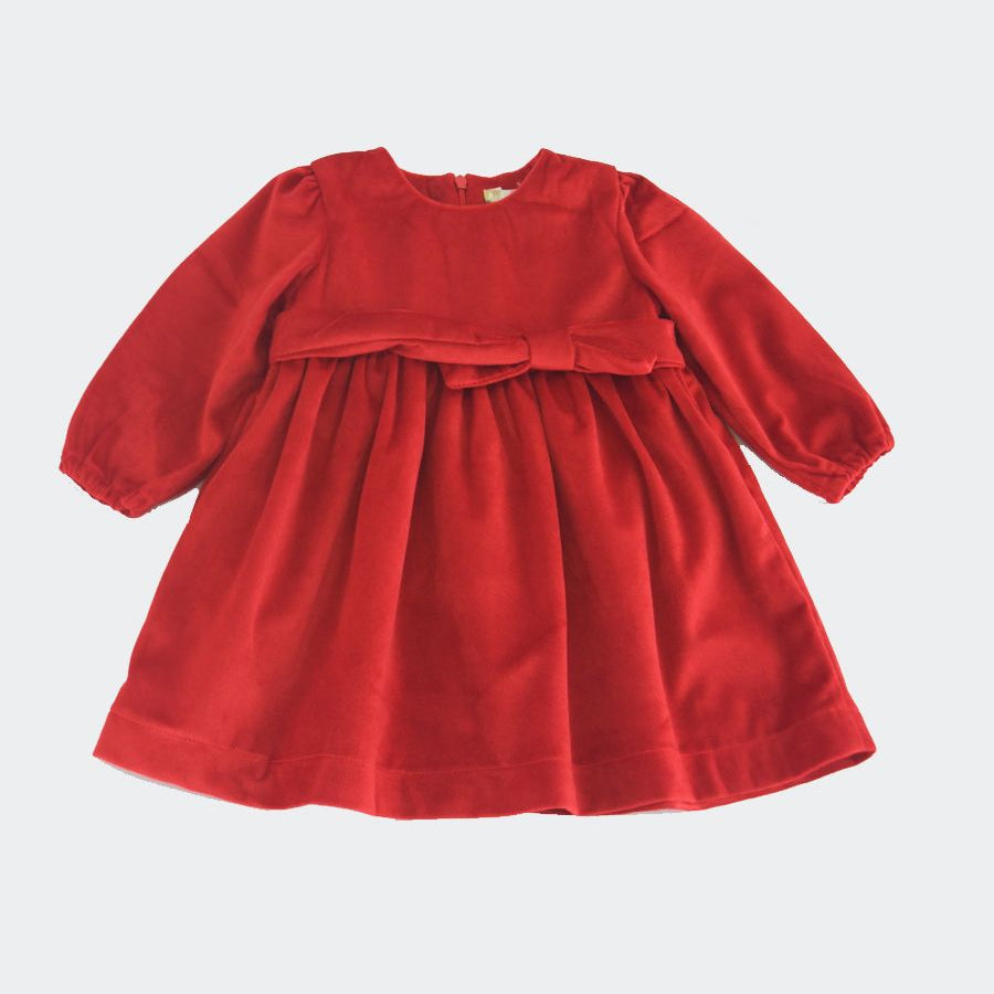 Amore is me Corduroy Dress with Bow