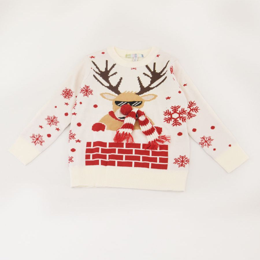 Love is me Christmas Jacquard Sweater