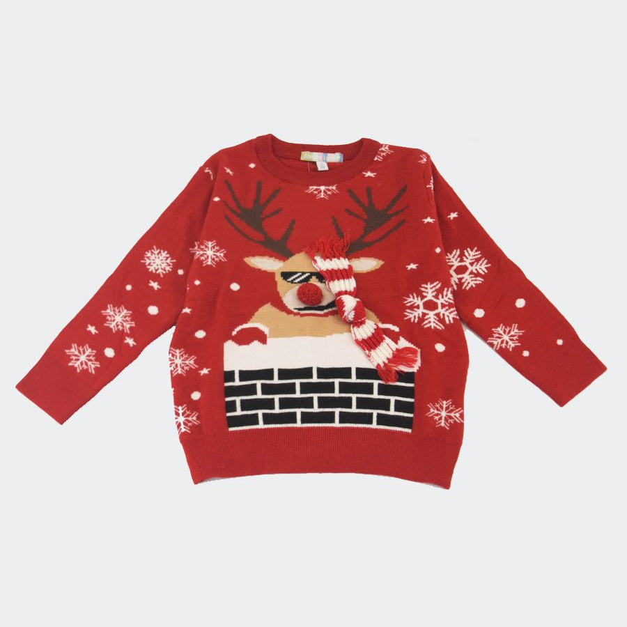 Love is me Christmas Jacquard Sweater