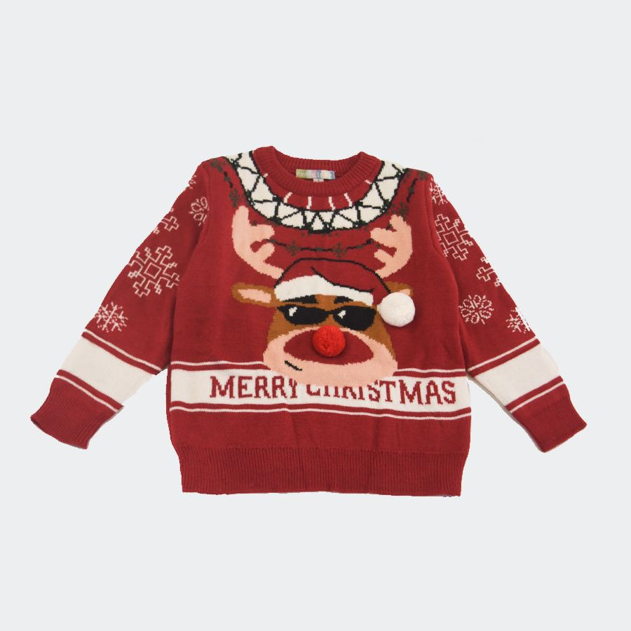 Love is me Christmas Jacquard Sweater