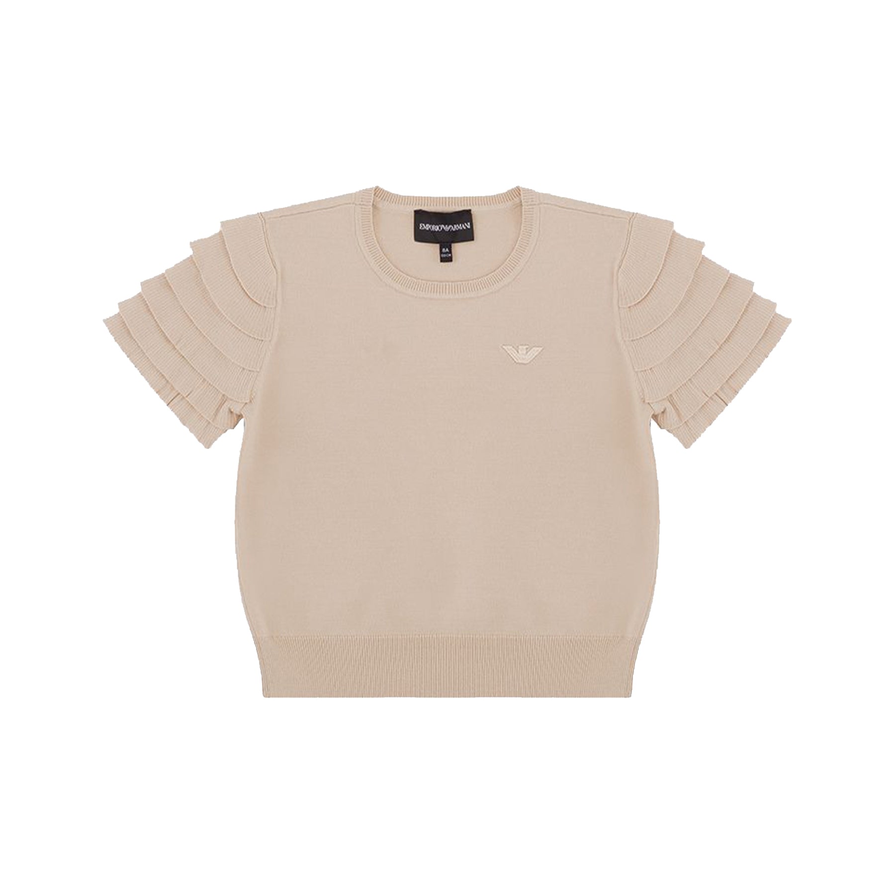 Armani Yarn Sweater with Ruffles