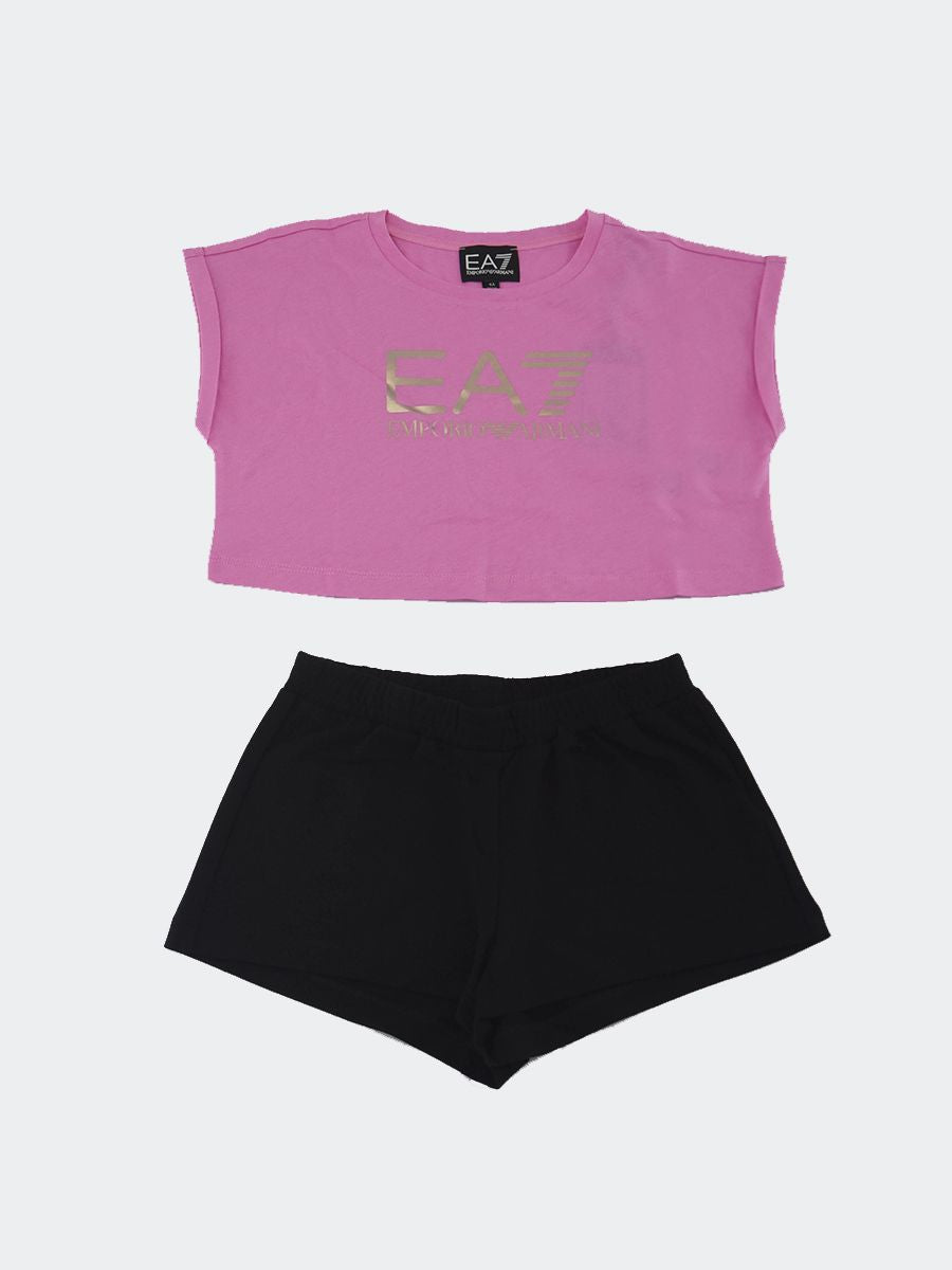 Set Abbigliamento Bambina Estate - Tshirt Con Stampa E Pantaloni Coordinati Per Ragazze 5-14 Anni - Foto 10