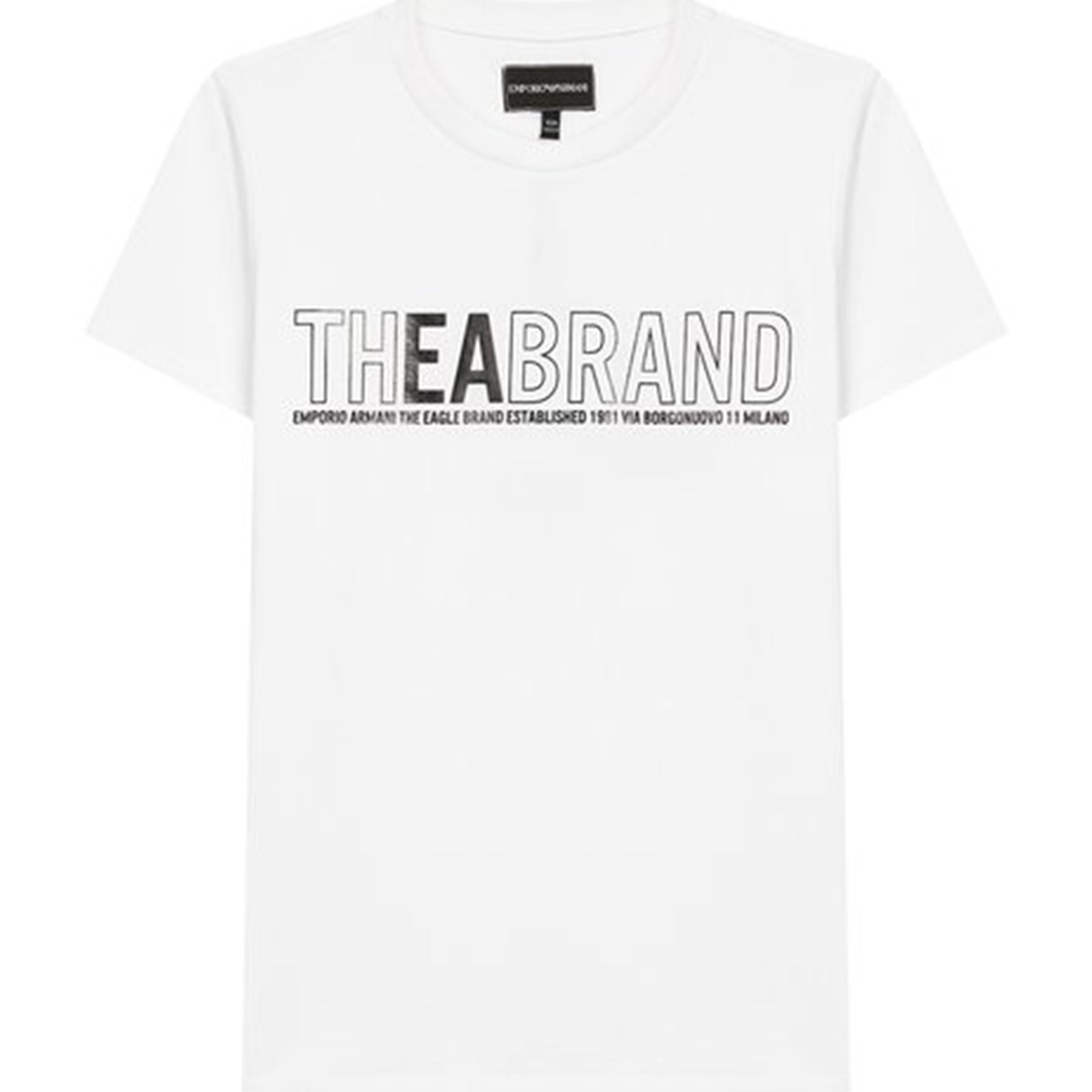 Short sleeve T-shirt with logo writing