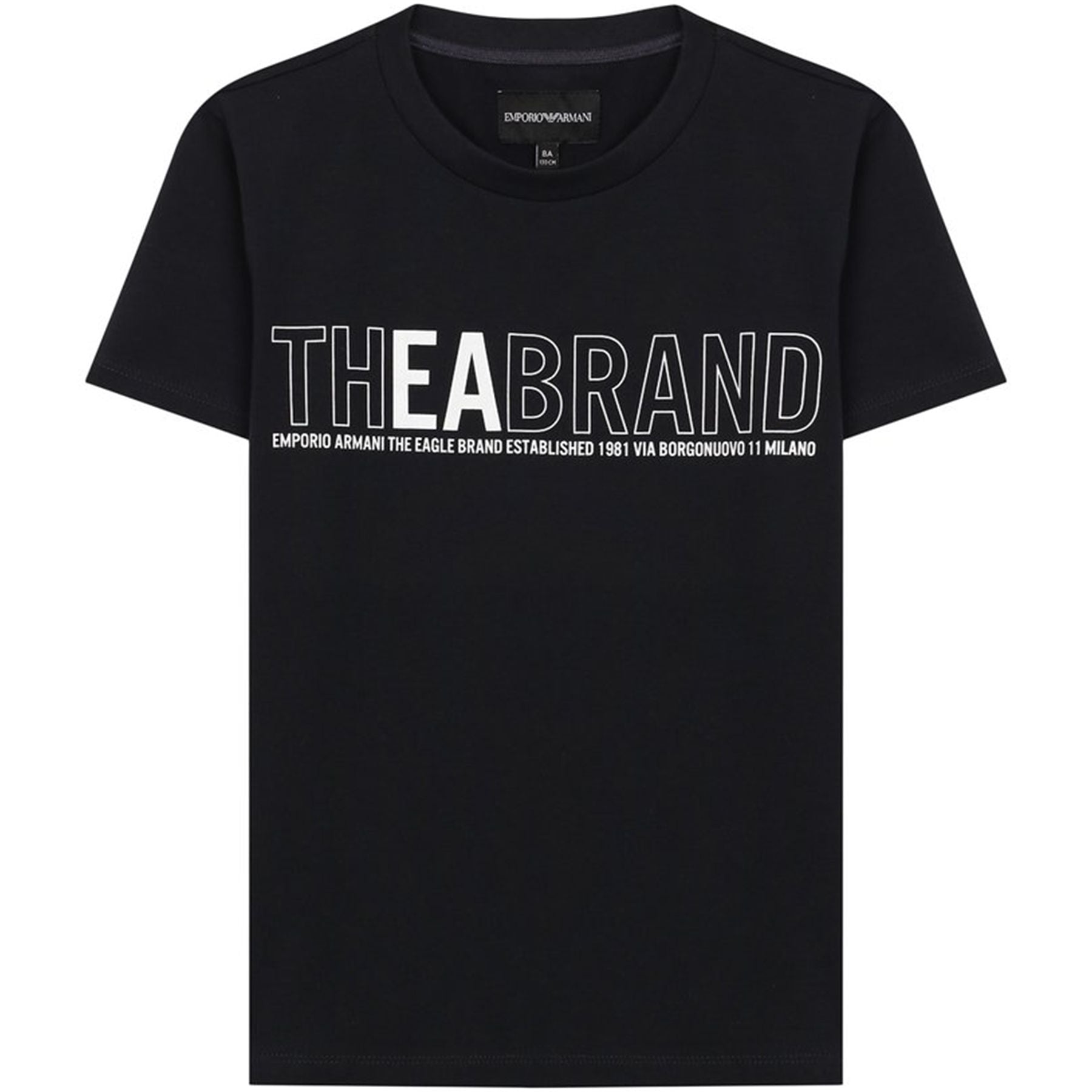 Short sleeve T-shirt with logo writing