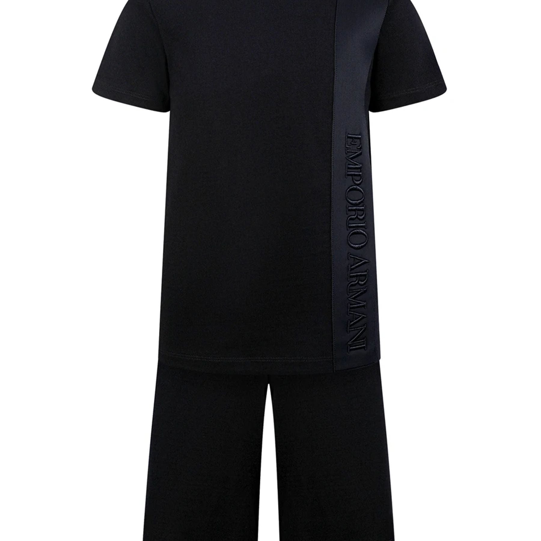 Armani Sportswear Set Consisting of Short-Sleeved T-Shirt and Bermuda Shorts