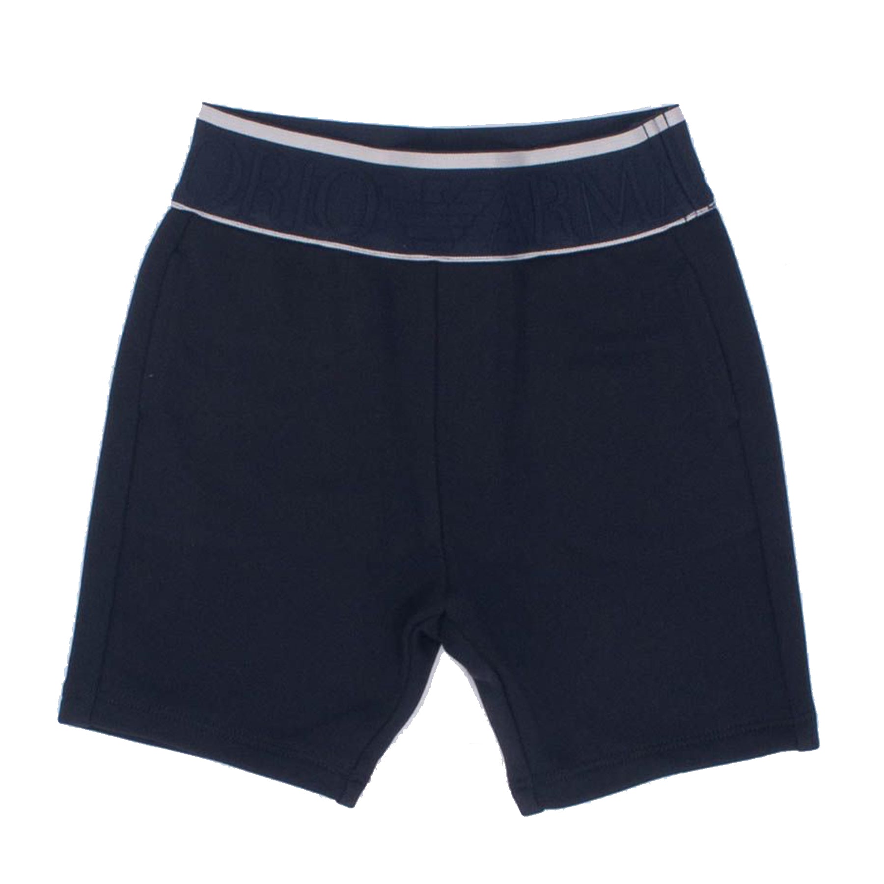 Armani Bermuda Shorts with Elastic Band and Logo
