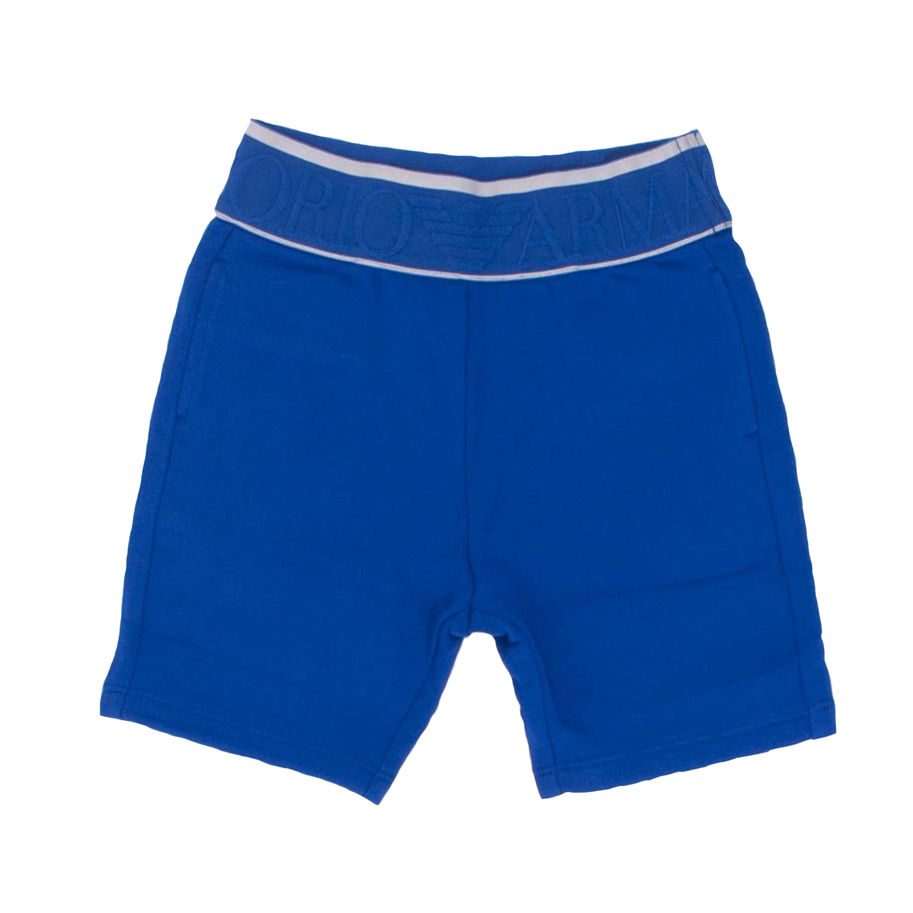 Armani Bermuda Shorts with Elastic Band and Logo