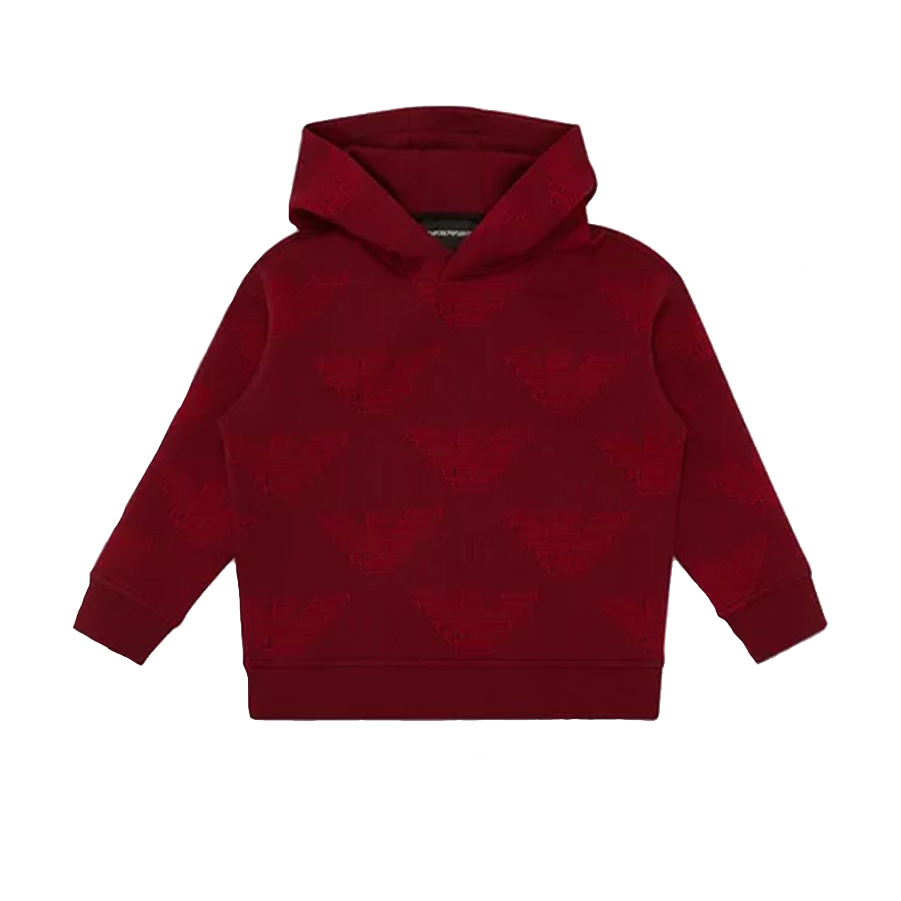 Armani Hoodie with All-Over Eagle Logo