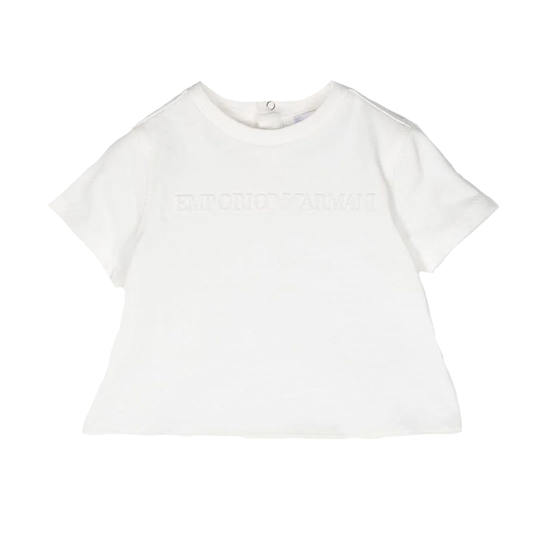 Armani T-shirt with Embossed Logo