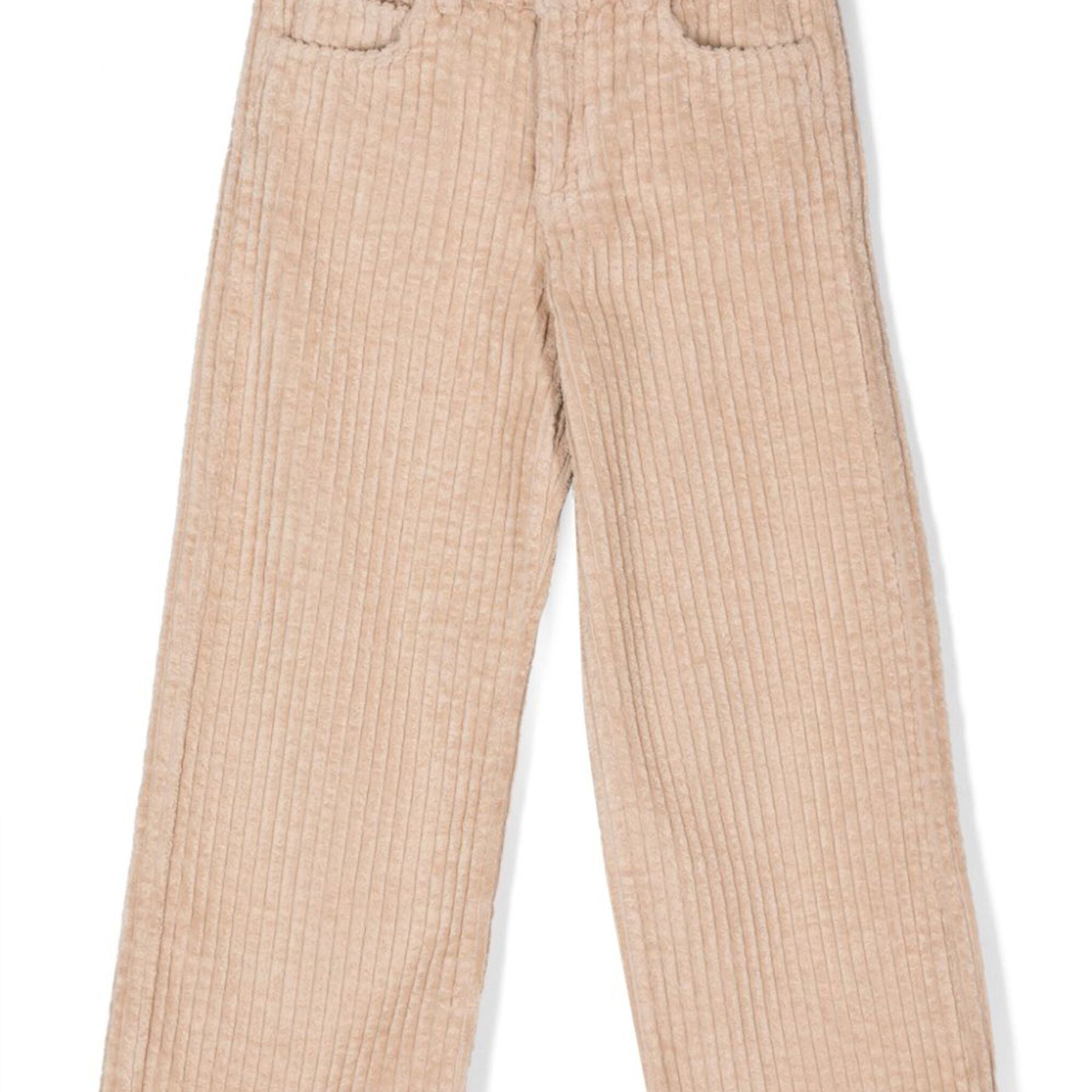 Armani Wide-Ribbed Velvet Trousers