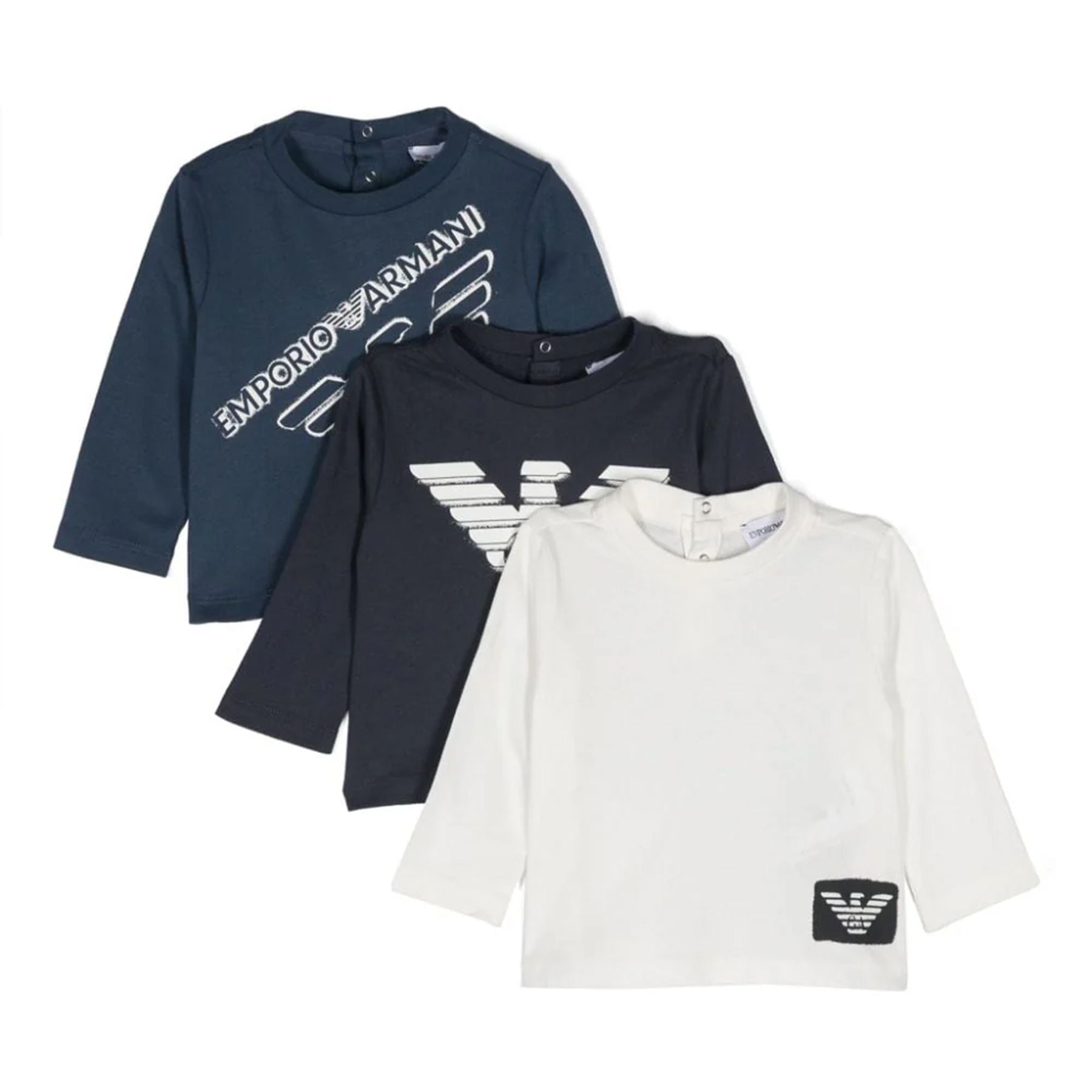 Armani Tris Crewneck T-shirt