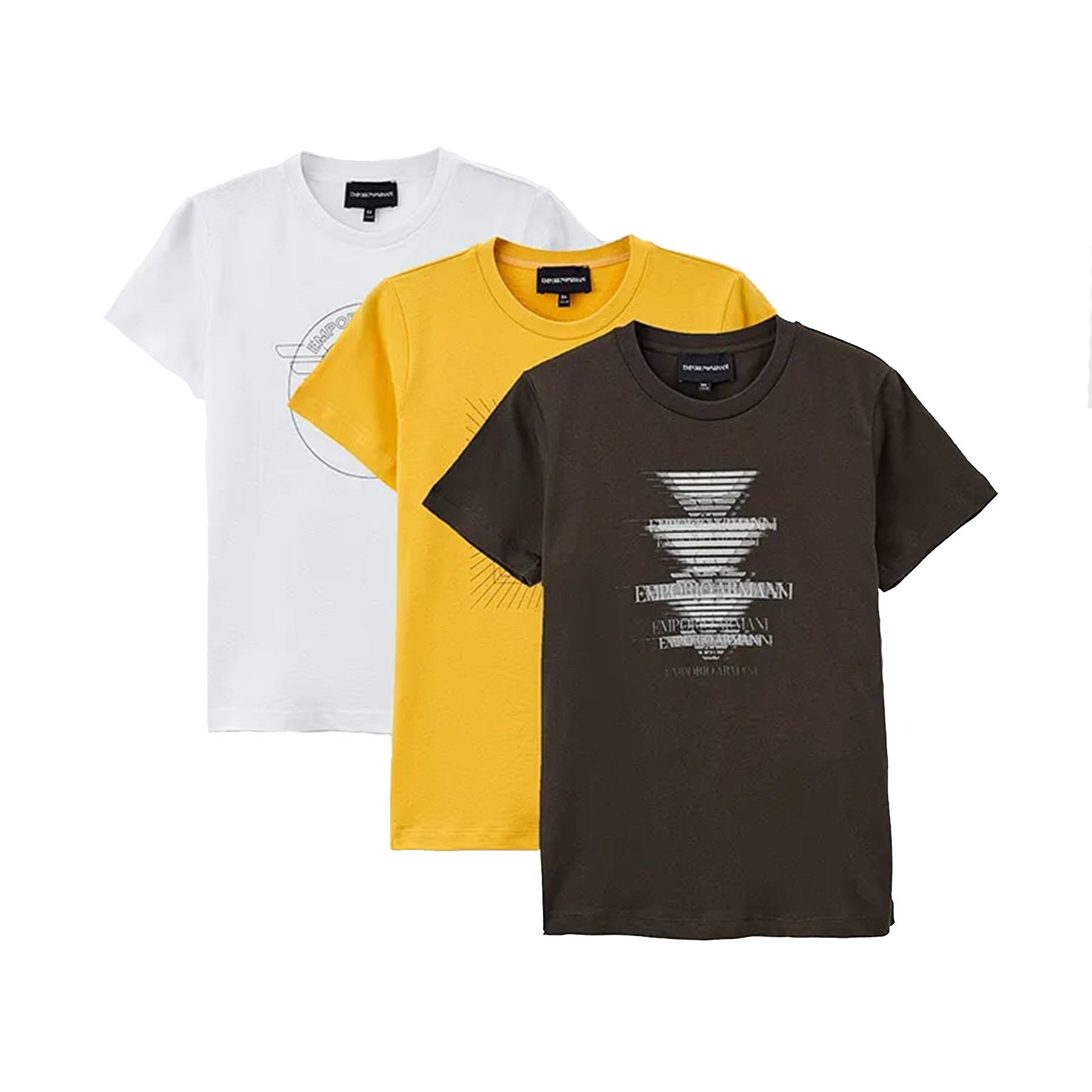 Armani T-shirt Set Short Sleeve Emporio Print