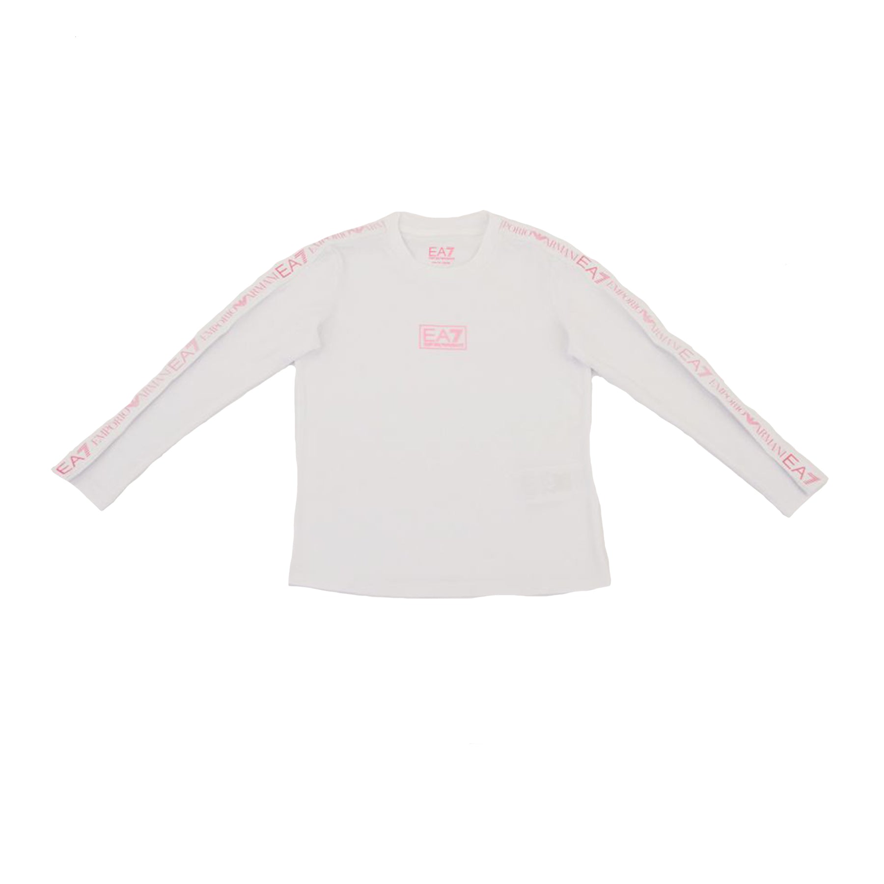 Armani Solid Color T-shirt with Logo Band