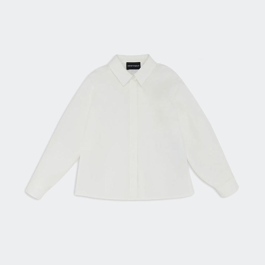 Armani Long Sleeve Shirt with Hidden Buttons