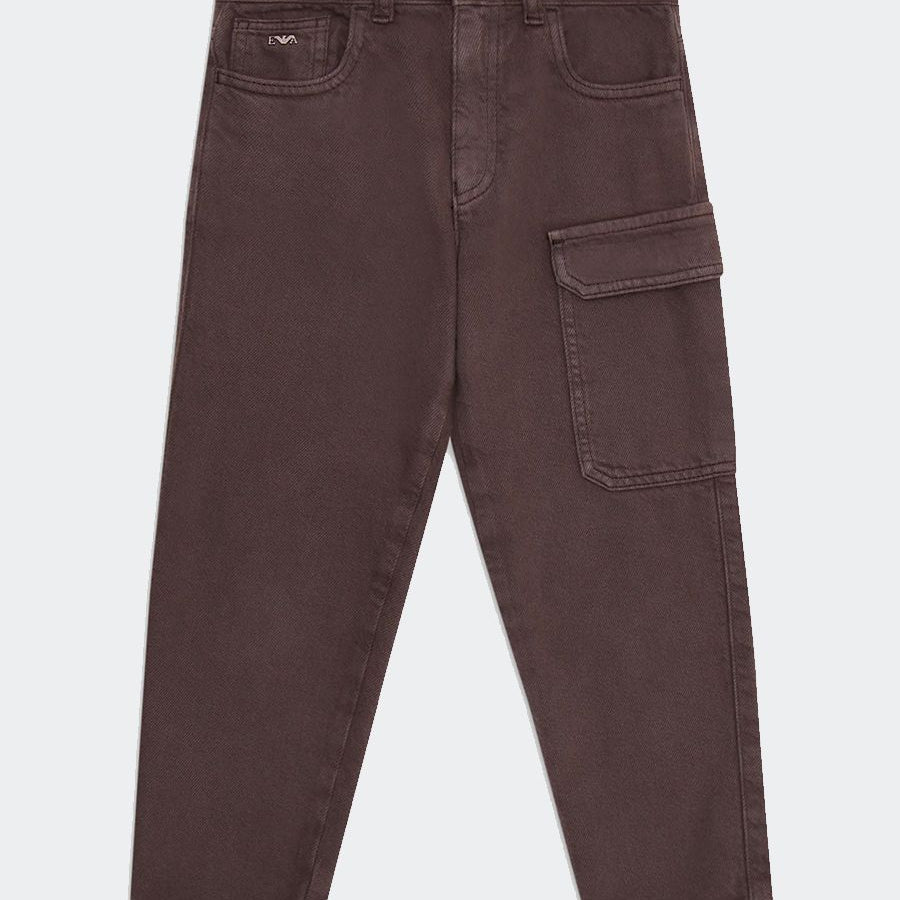 Armani 5-Pocket Trousers with Metal Logo