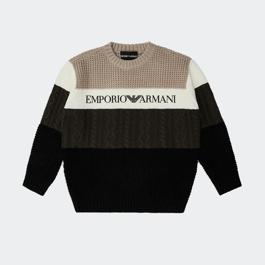 Armani Knitted Sweater with Logo