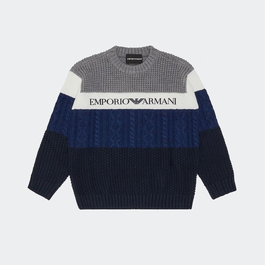 Armani Knitted Sweater with Logo