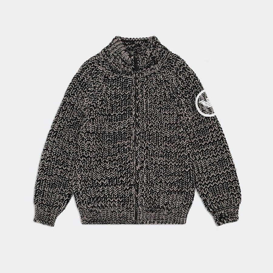 Armani Zip Cardigan Sweater